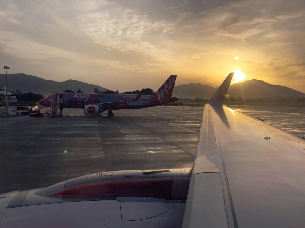 Senja di Bandara Penang Malaysia